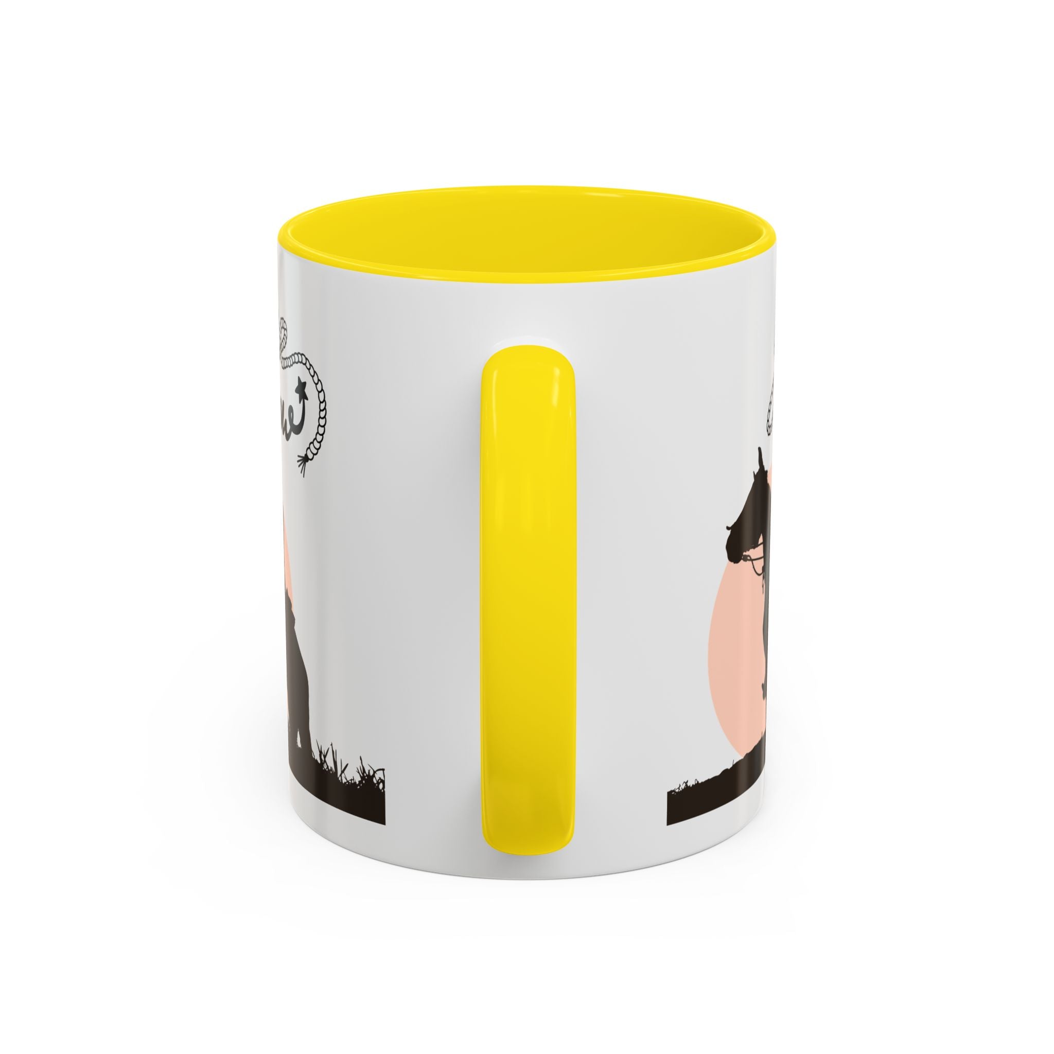 Cowboy Coffee Mug – Yee Haw, Western Decor, Gift for Horse Lovers, Rustic Tea Cup, Unique Rancher Present