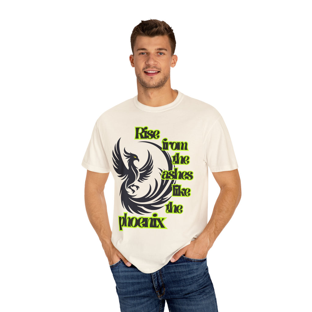 Phoenix Graphic Unisex T-shirt - Empowering 'Rise from the ashes like the phoenix' Design, Casual Wear, Gift for Resilience, [...]