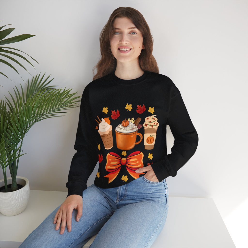 Autumn Vibes Sweatshirt, Cozy Crewneck for Fall, Pumpkin Spice Sweatshirt, Cute Gift for Thanksgiving, Warm Fashion Statement