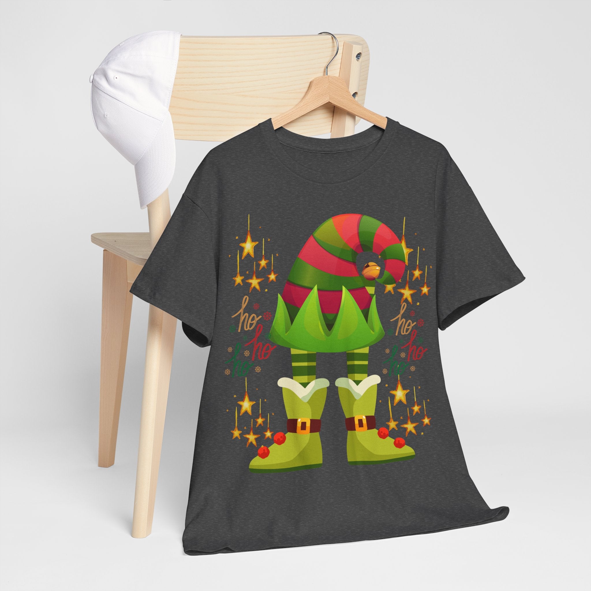 Elf Legs T-Shirt — Cute Christmas 'Ho Ho Ho' Holiday Tee