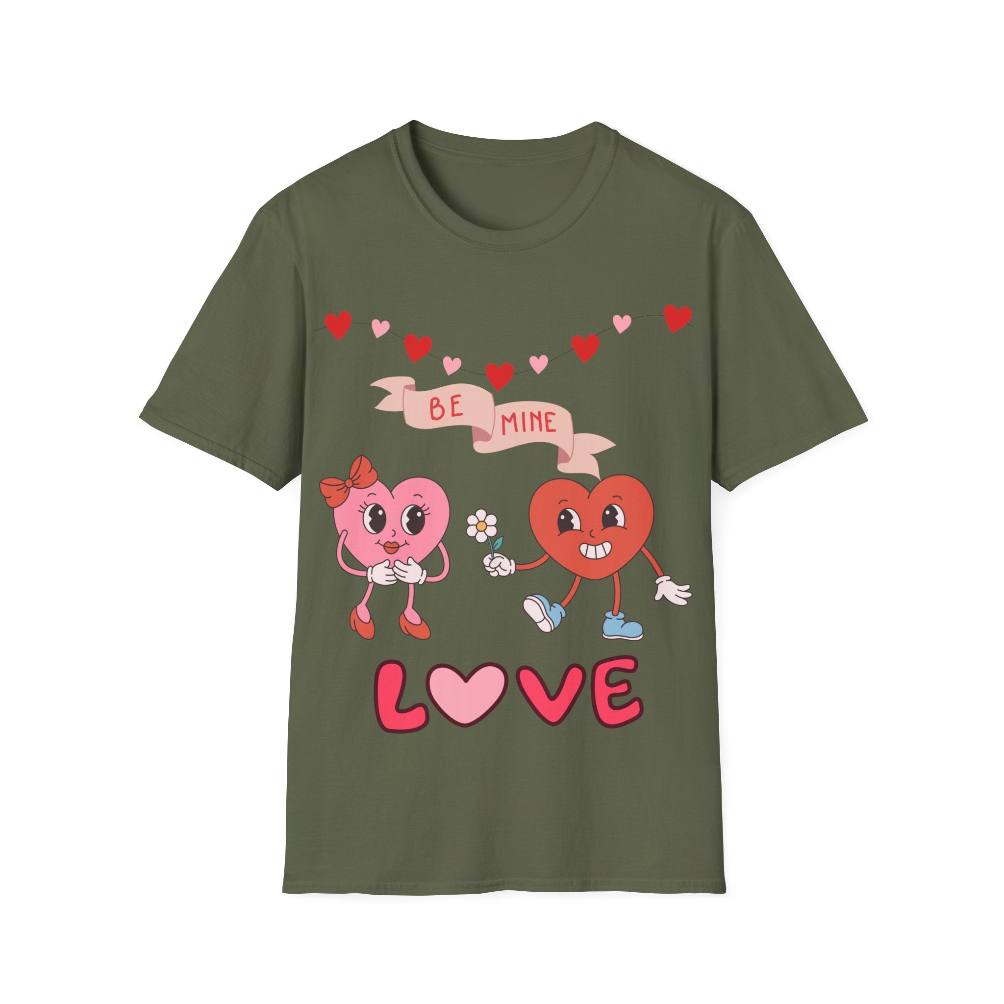 Valentine Hearts 'Be Mine' Love T-Shirt