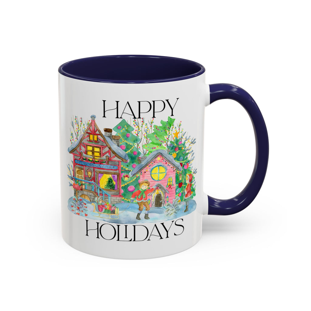 Festive Holiday Coffee Mug - Perfect Gift for Christmas, Winter Decor, Cozy Home Vibe, Holiday Gatherings, Cheerful Sips