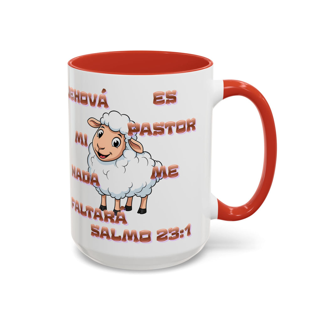 Jehová Es Mi Pastor Coffee Mug — Salmo 23:1 Spanish Christian Accent Mug