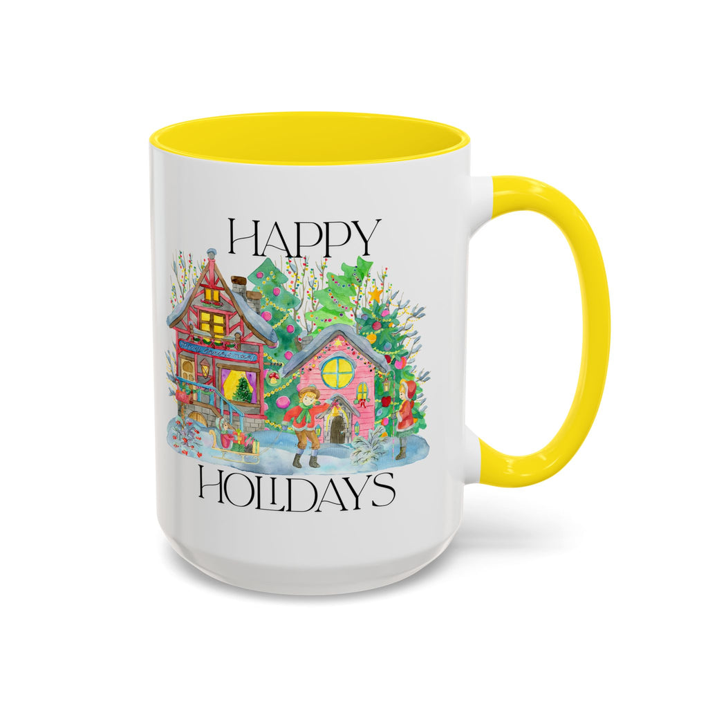 Festive Holiday Coffee Mug - Perfect Gift for Christmas, Winter Decor, Cozy Home Vibe, Holiday Gatherings, Cheerful Sips