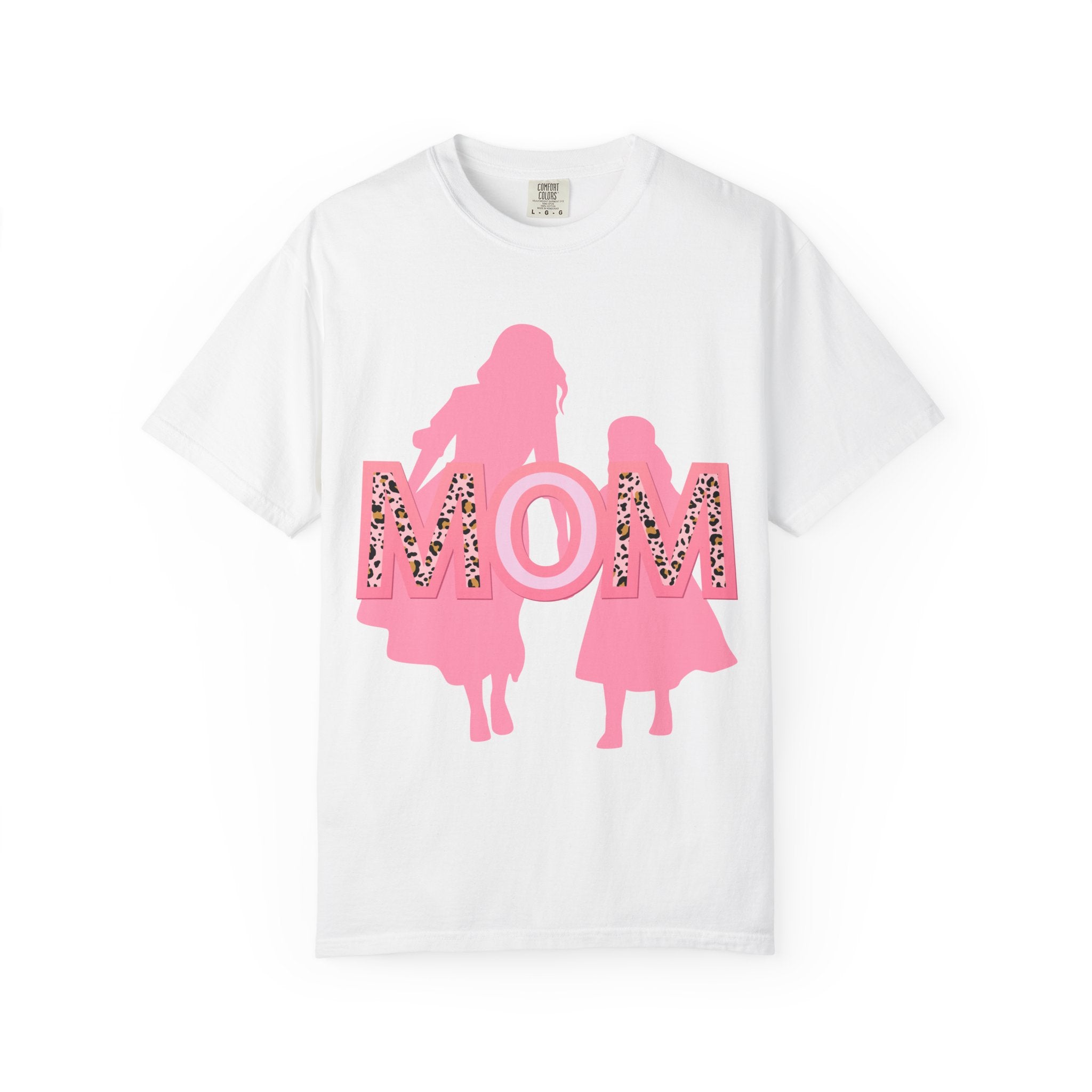 Mom & Me Garment-Dyed T-shirt, Cute Matching Tees, Mother's Day Gift, Family Outing Shirt, Mommy Daughter Outfit, Trendy Casual Wear
