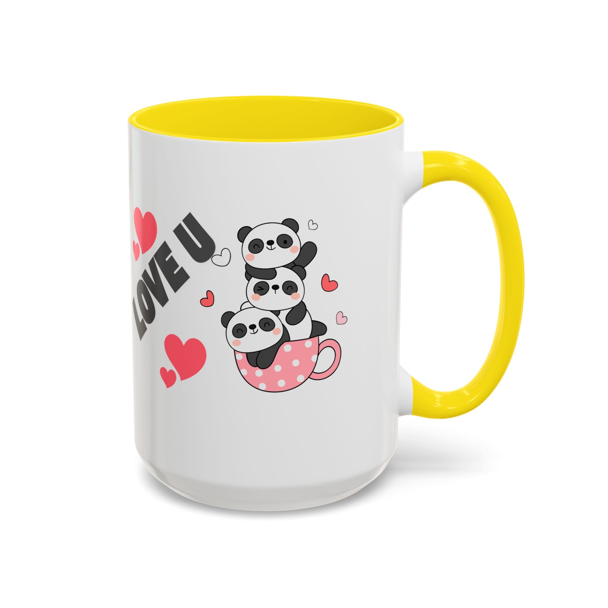 Adorable Panda Love Coffee Mug - Perfect Gift for Couples, Birthdays, Valentine's Day, Cute Kitchen Decor