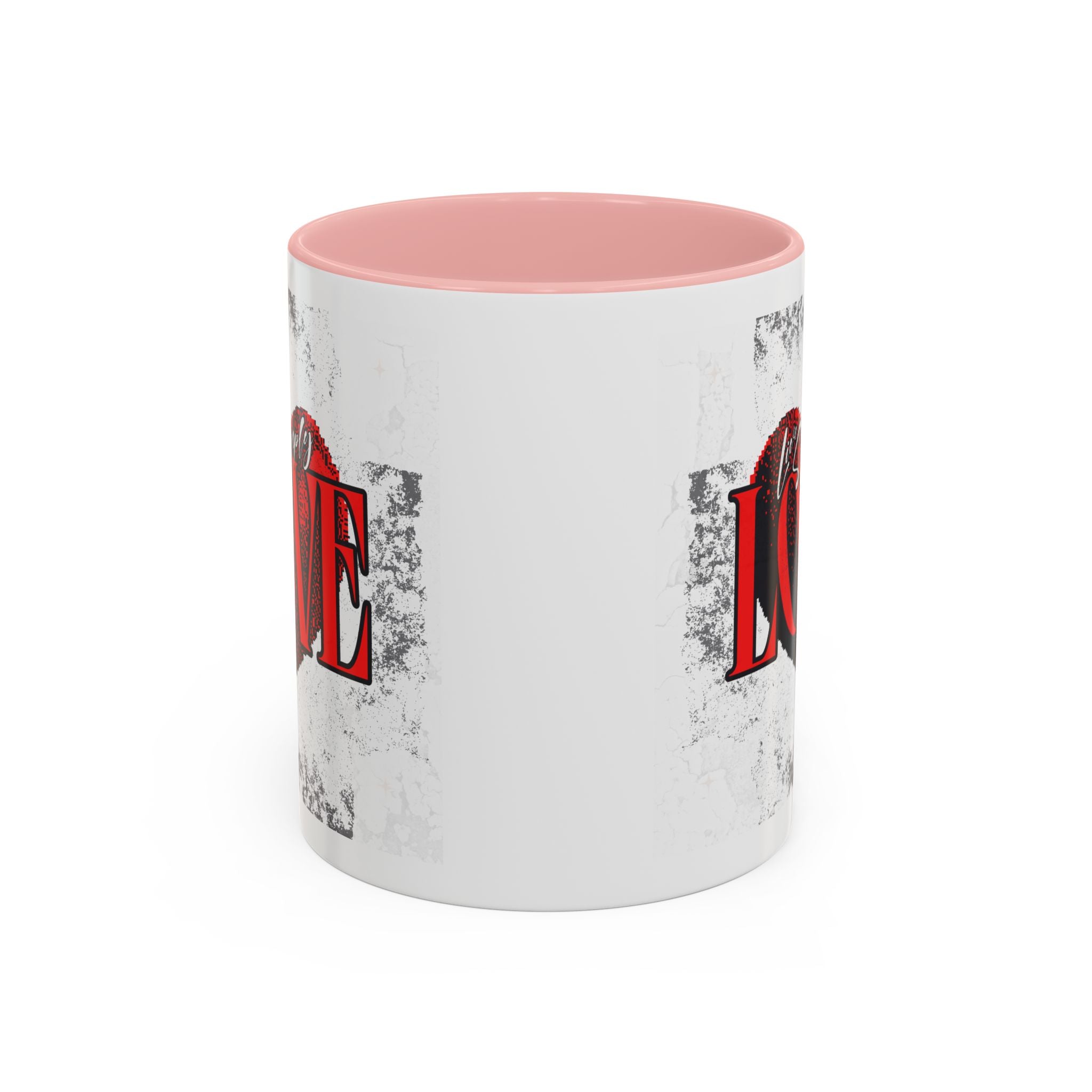 Love Accent Coffee Mug - Perfect Gift for Valentine's Day, Romantic Gift, Heart Mug, Coffee Lovers, Personalized Mug