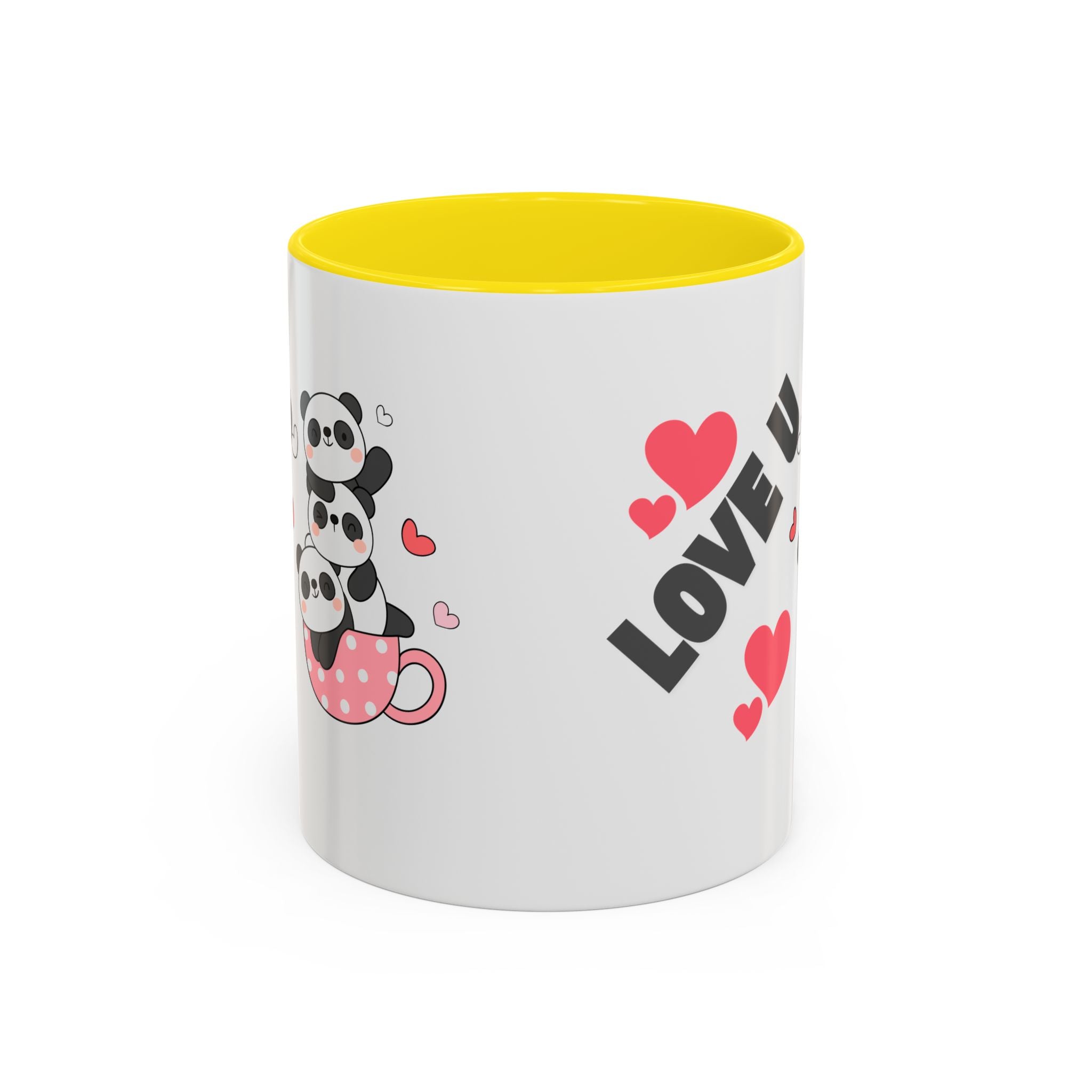 Adorable Panda Love Coffee Mug - Perfect Gift for Couples, Birthdays, Valentine's Day, Cute Kitchen Decor