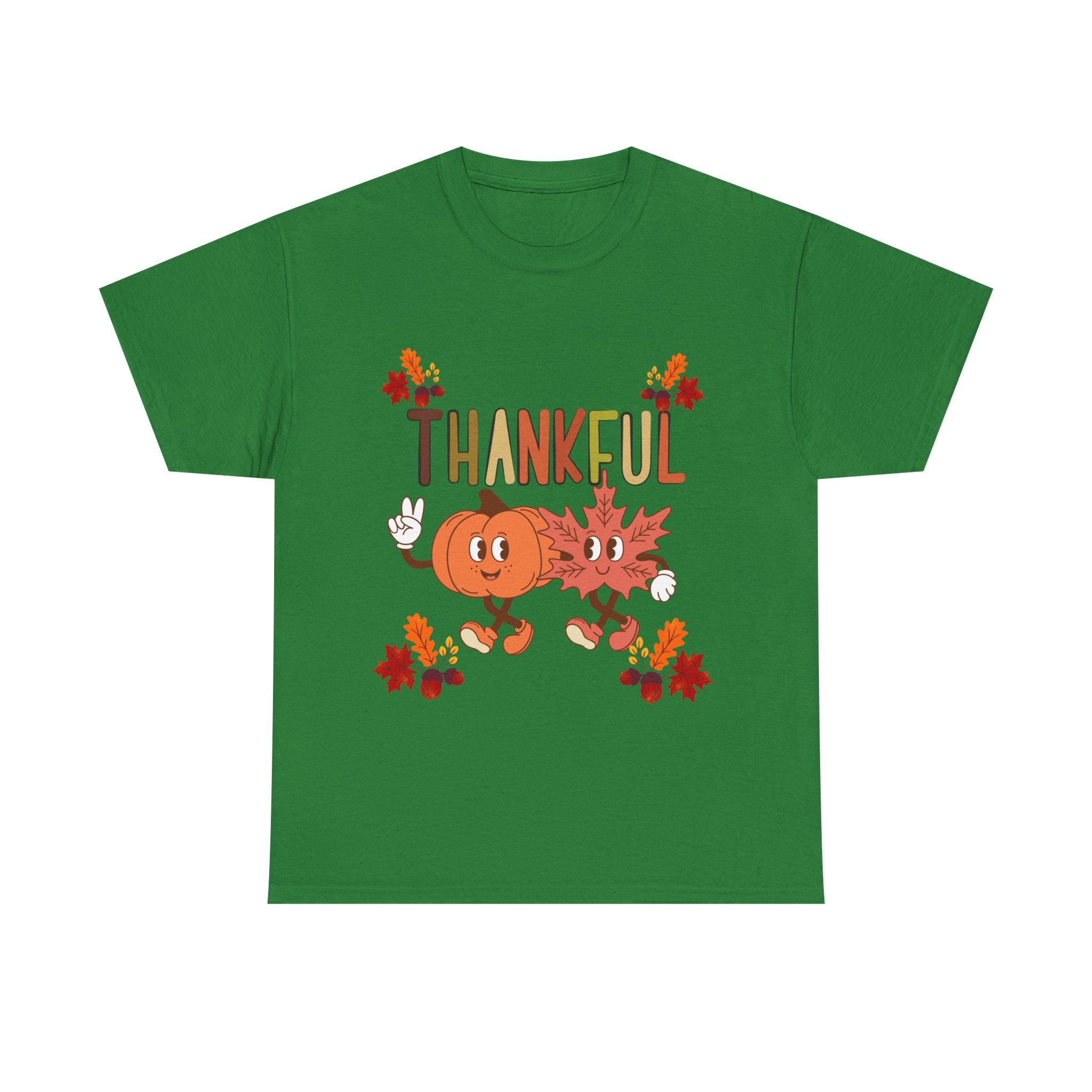 Thankful Fall Unisex Tee, Autumn Shirt, Thanksgiving Gift, Cute Graphic T-Shirt, Seasonal Wear, Holiday Apparel