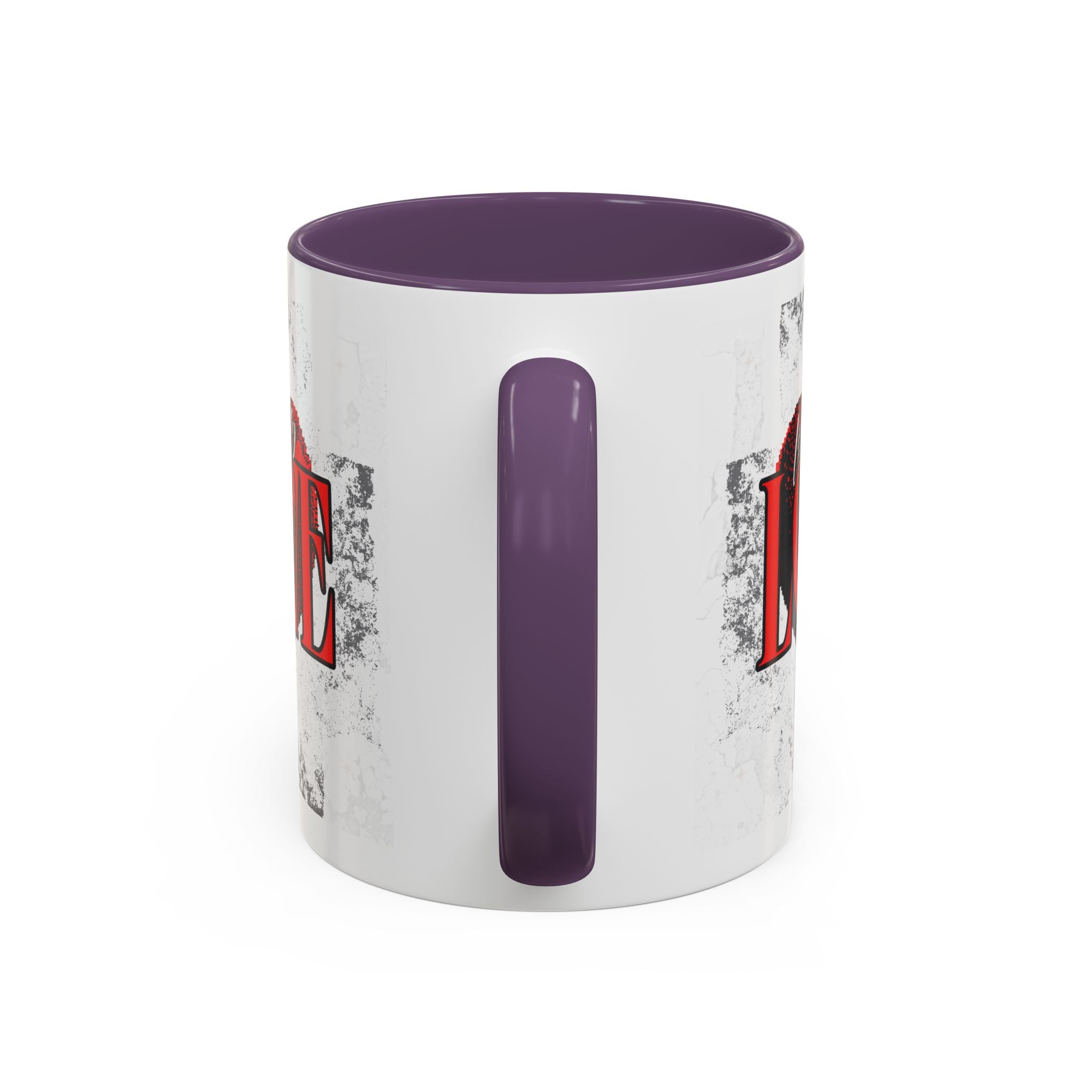 Love Accent Coffee Mug - Perfect Gift for Valentine's Day, Romantic Gift, Heart Mug, Coffee Lovers, Personalized Mug