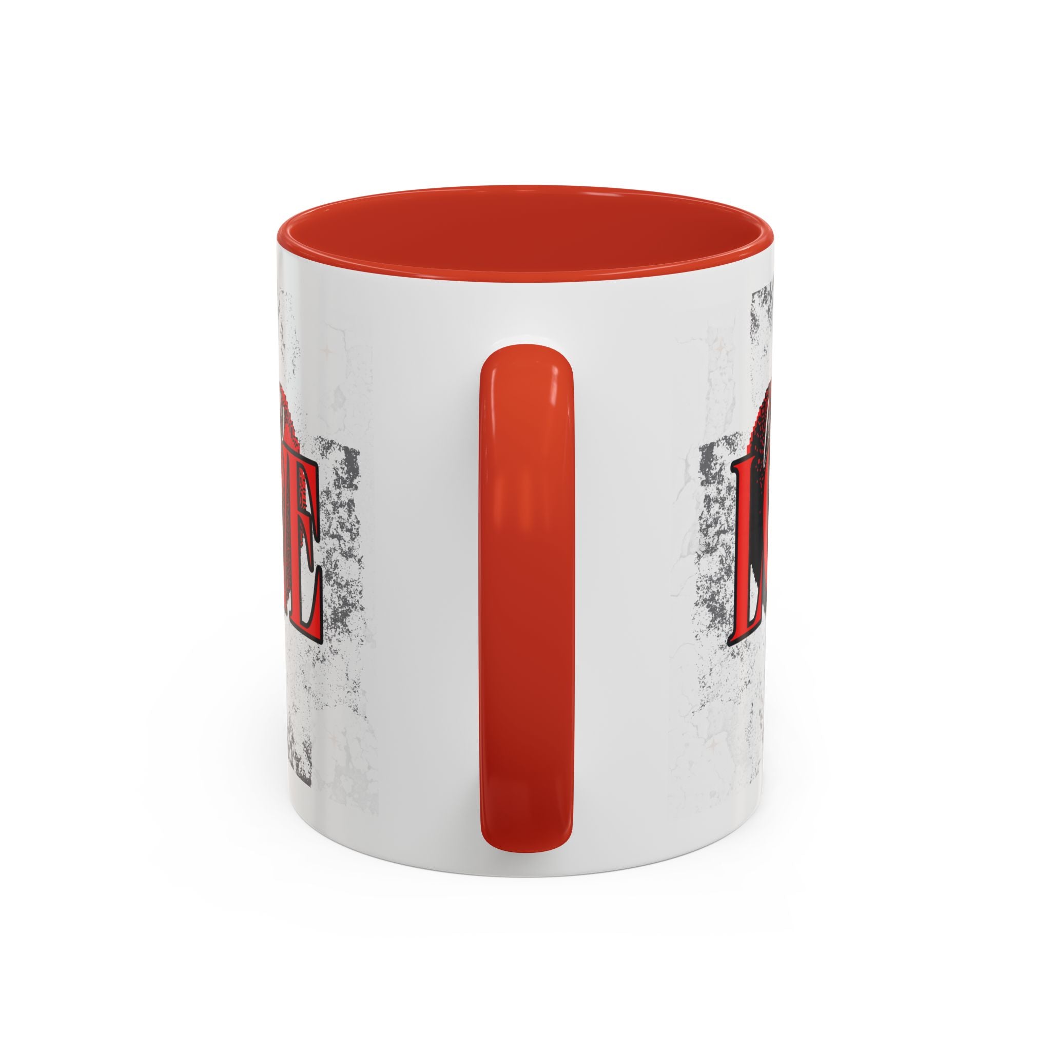 Love Accent Coffee Mug - Perfect Gift for Valentine's Day, Romantic Gift, Heart Mug, Coffee Lovers, Personalized Mug