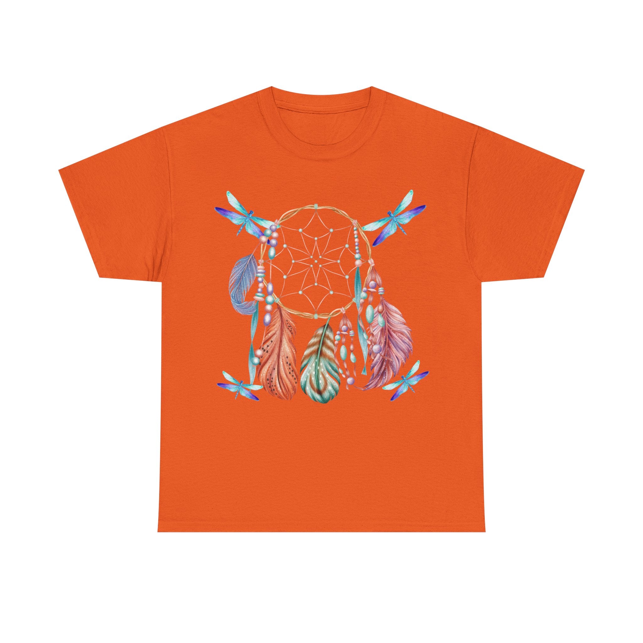 Dreamcatcher Feather T-Shirt — Boho Tribal Feather Graphic Tee