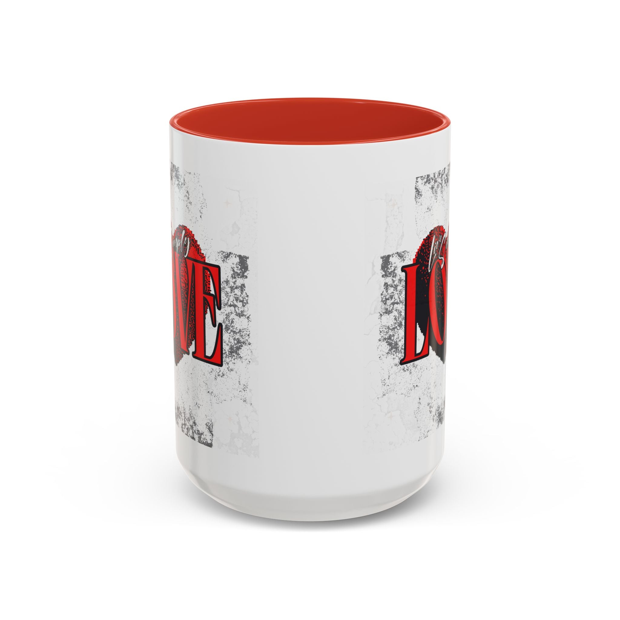 Love Accent Coffee Mug - Perfect Gift for Valentine's Day, Romantic Gift, Heart Mug, Coffee Lovers, Personalized Mug