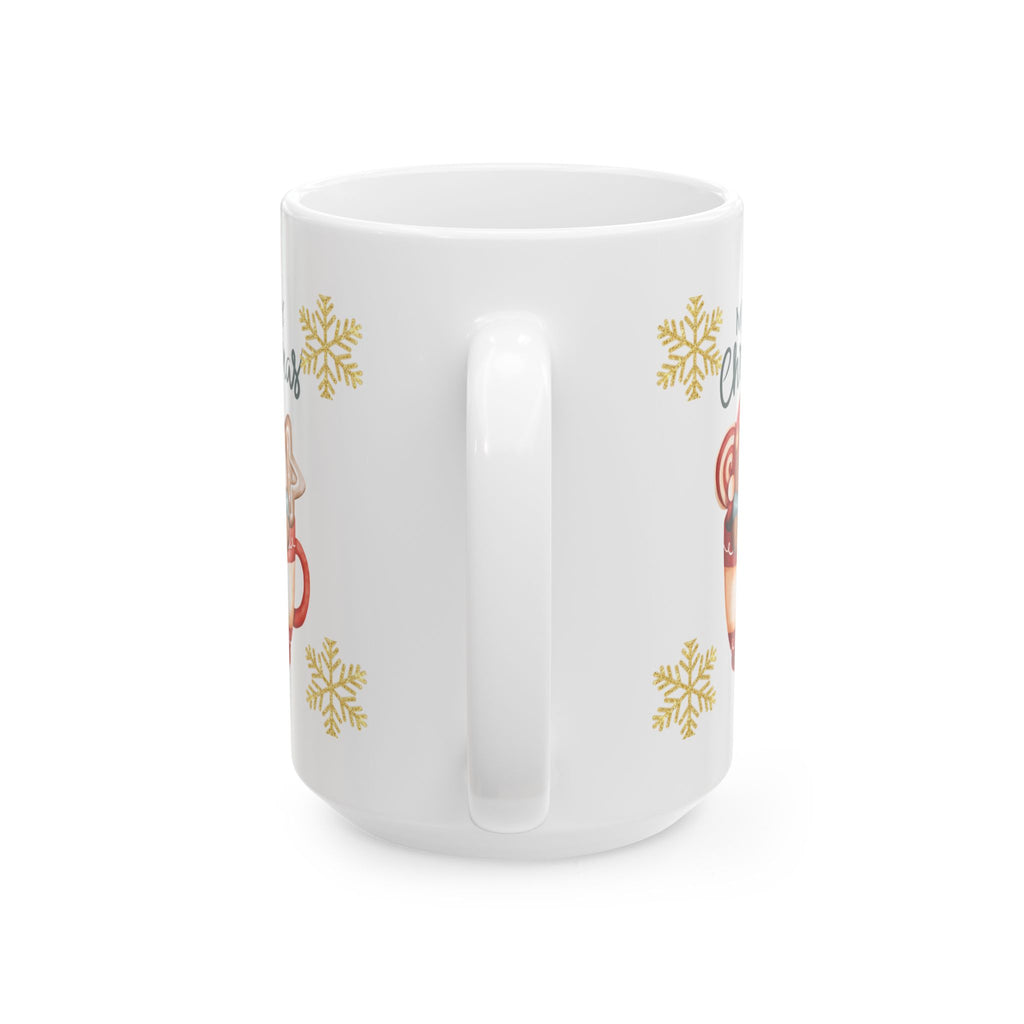 Festive Holiday Ceramic Mug - Perfect for Christmas, Winter, Coffee Lovers, Gift for Him/Her, Hot Chocolate
