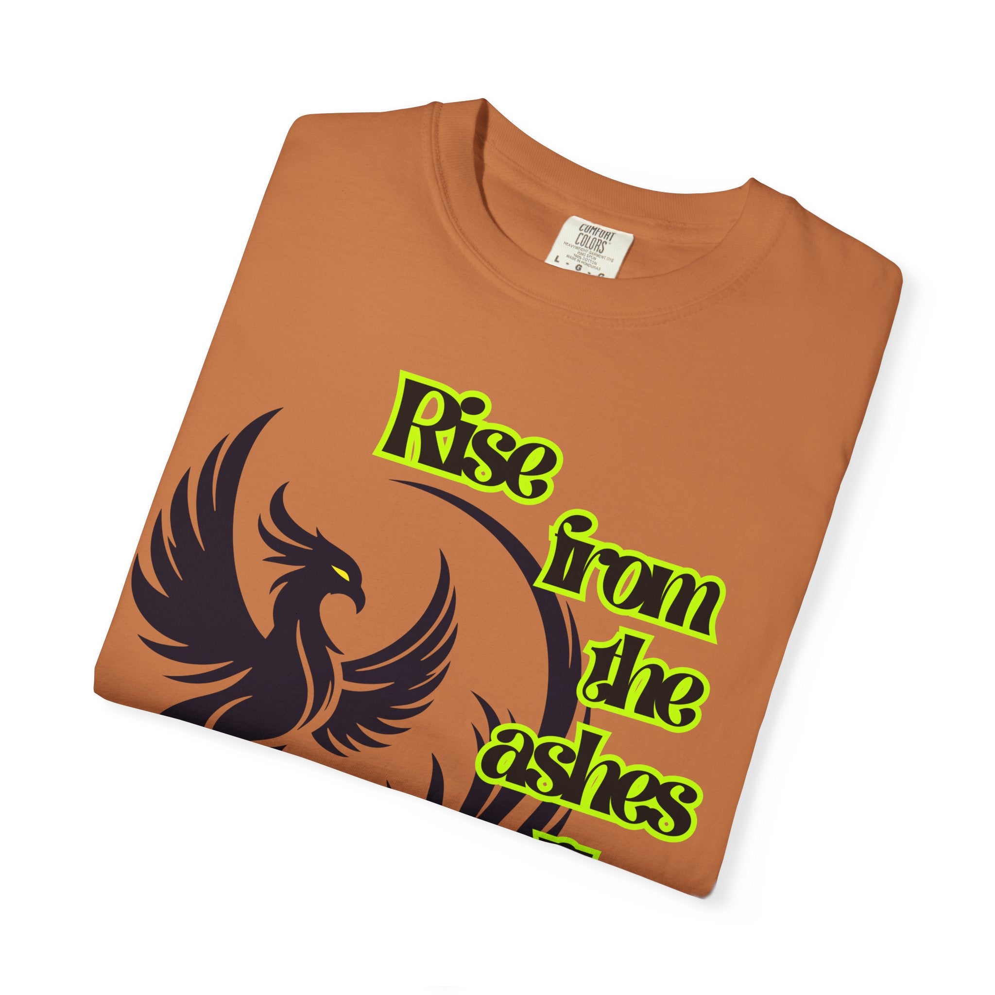 Phoenix Graphic Unisex T-shirt - Empowering 'Rise from the ashes like the phoenix' Design, Casual Wear, Gift for Resilience, [...]