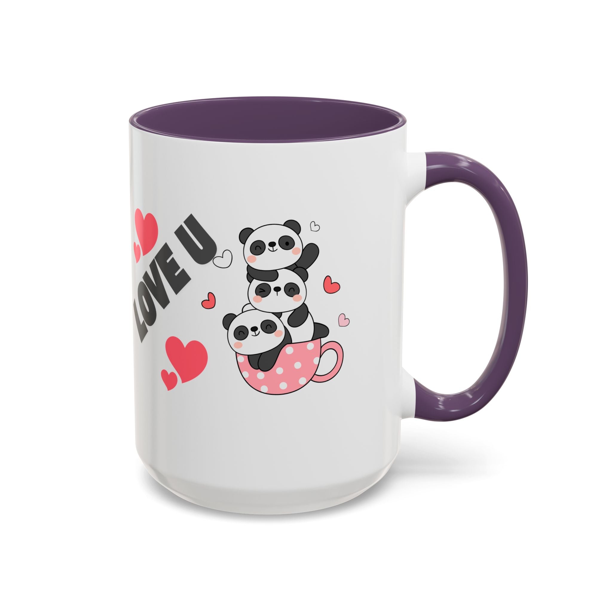 Adorable Panda Love Coffee Mug - Perfect Gift for Couples, Birthdays, Valentine's Day, Cute Kitchen Decor