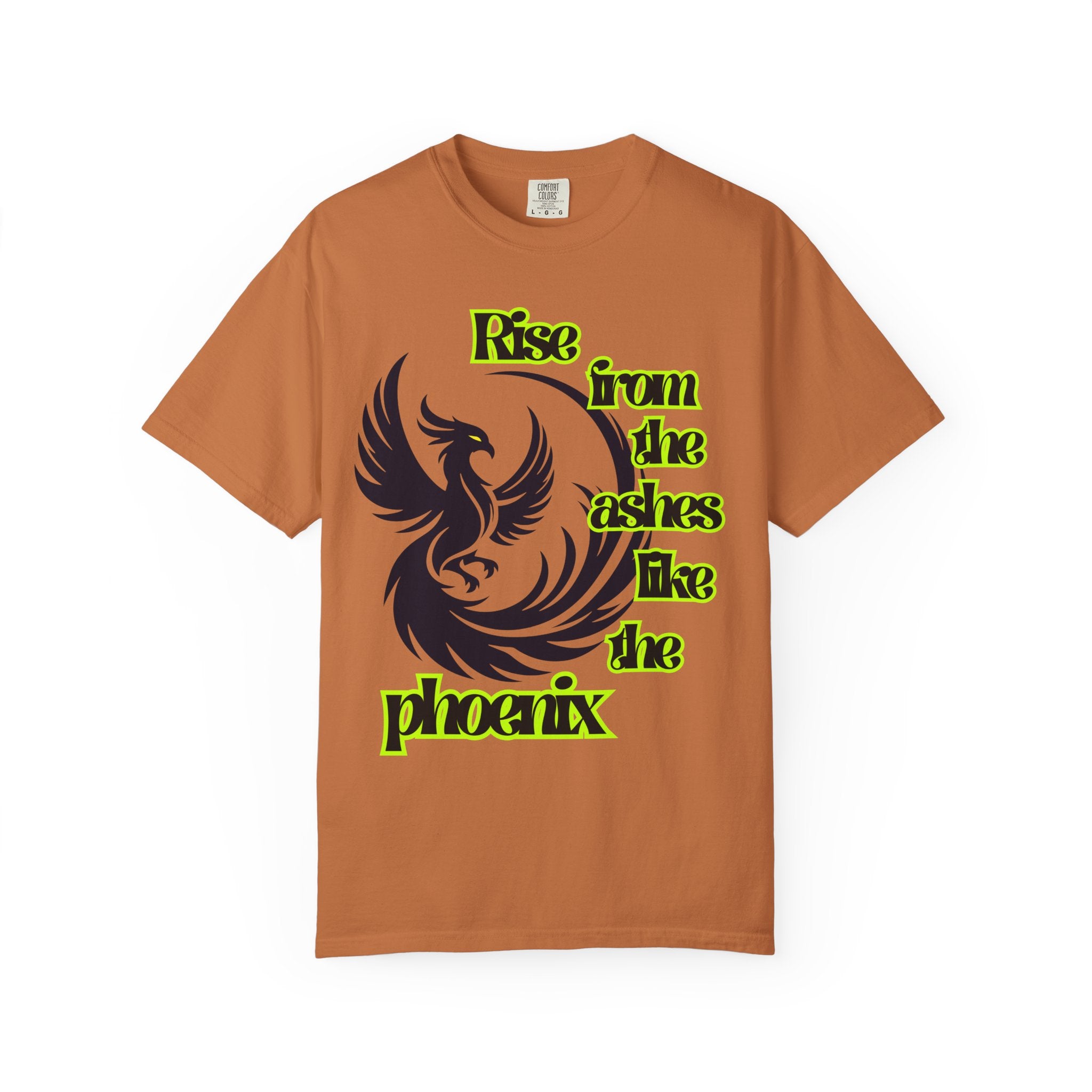 Phoenix Graphic Unisex T-shirt - Empowering 'Rise from the ashes like the phoenix' Design, Casual Wear, Gift for Resilience, [...]