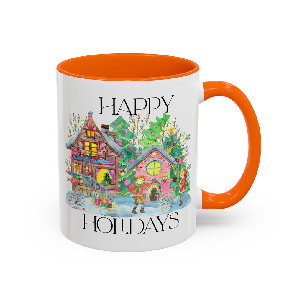 Festive Holiday Coffee Mug - Perfect Gift for Christmas, Winter Decor, Cozy Home Vibe, Holiday Gatherings, Cheerful Sips