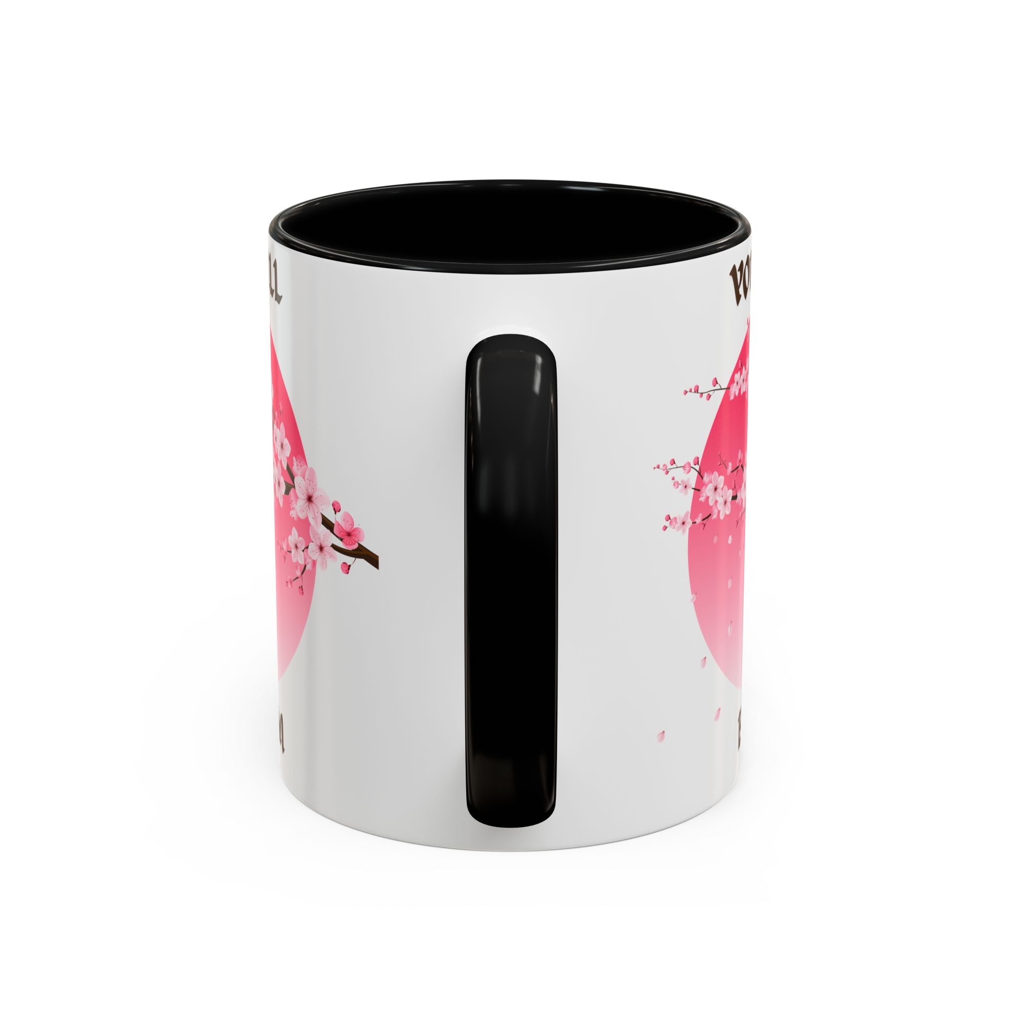 You Will Bloom Accent Coffee Mug — Cherry Blossom Inspirational 11/15oz