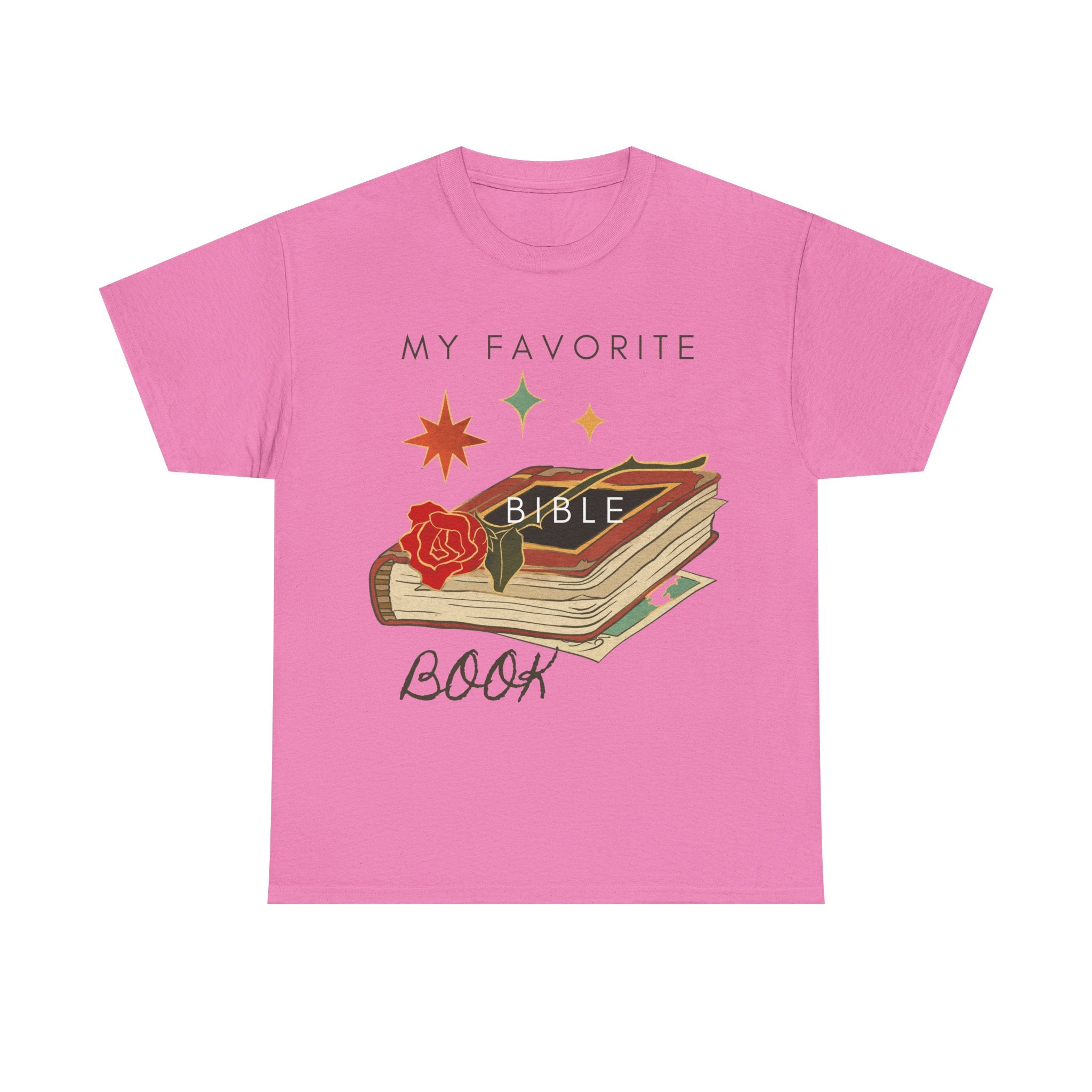 Bible Graphic Tee — "My Favorite Book" Christian Faith T-Shirt