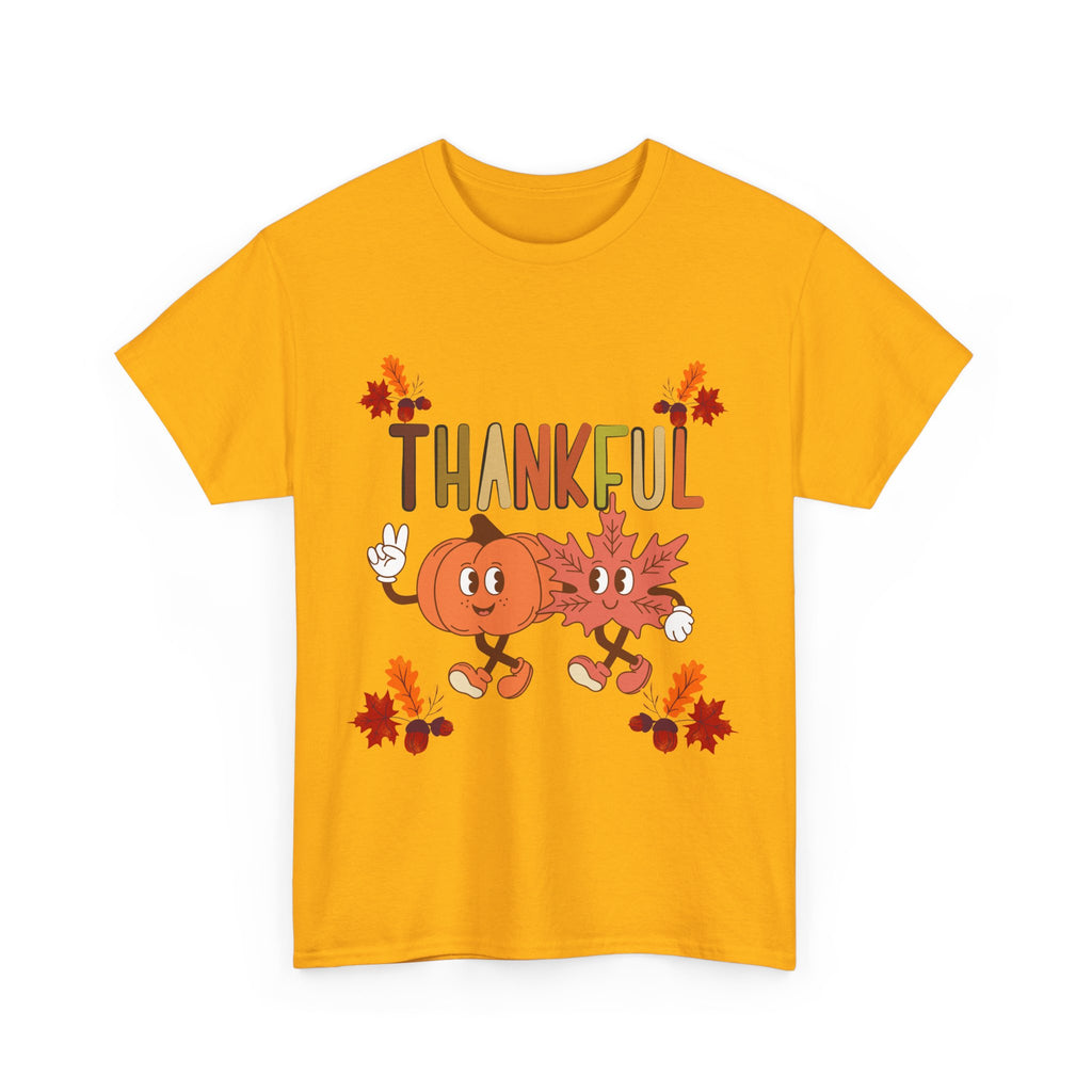 Thankful Fall Unisex Tee, Autumn Shirt, Thanksgiving Gift, Cute Graphic T-Shirt, Seasonal Wear, Holiday Apparel