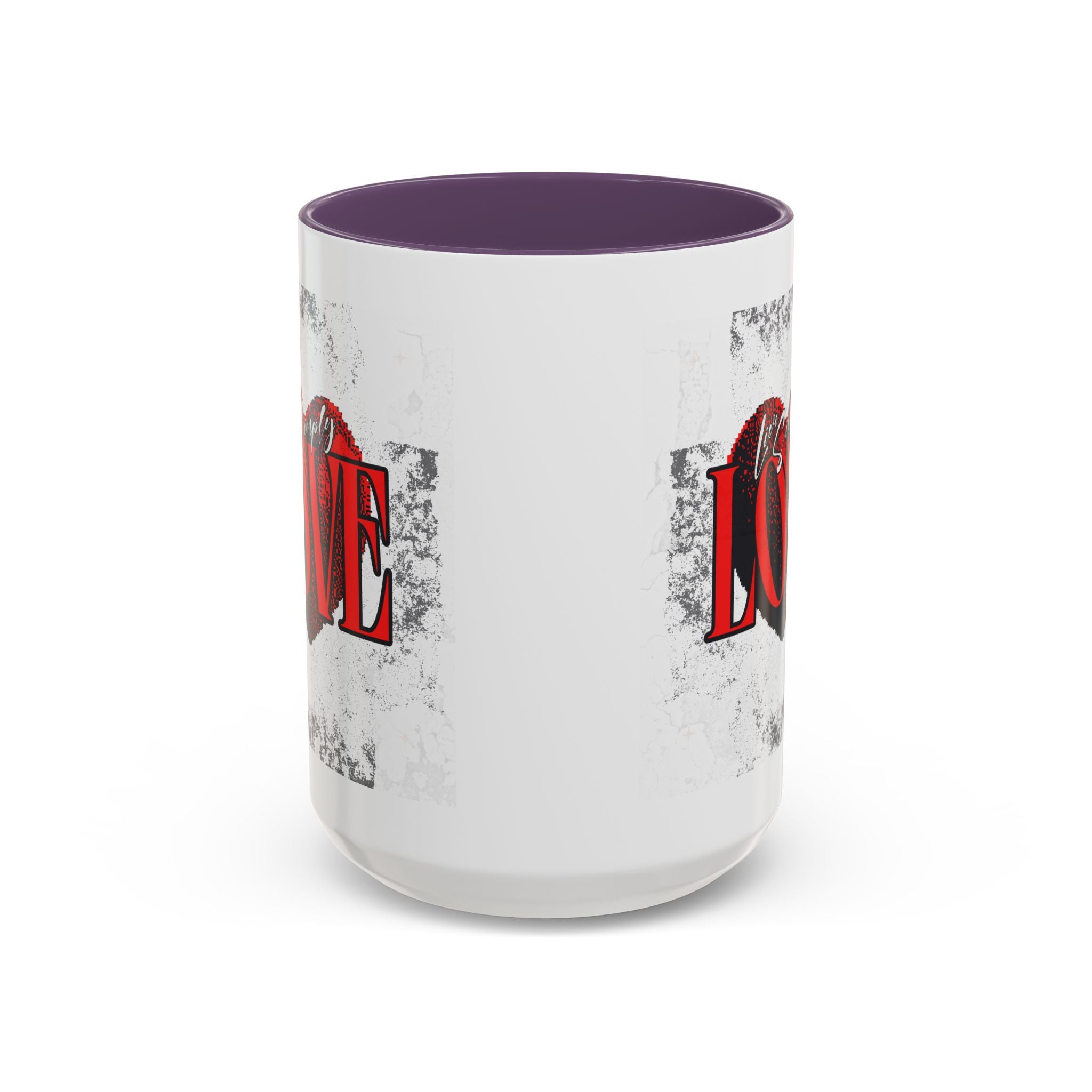 Love Accent Coffee Mug - Perfect Gift for Valentine's Day, Romantic Gift, Heart Mug, Coffee Lovers, Personalized Mug
