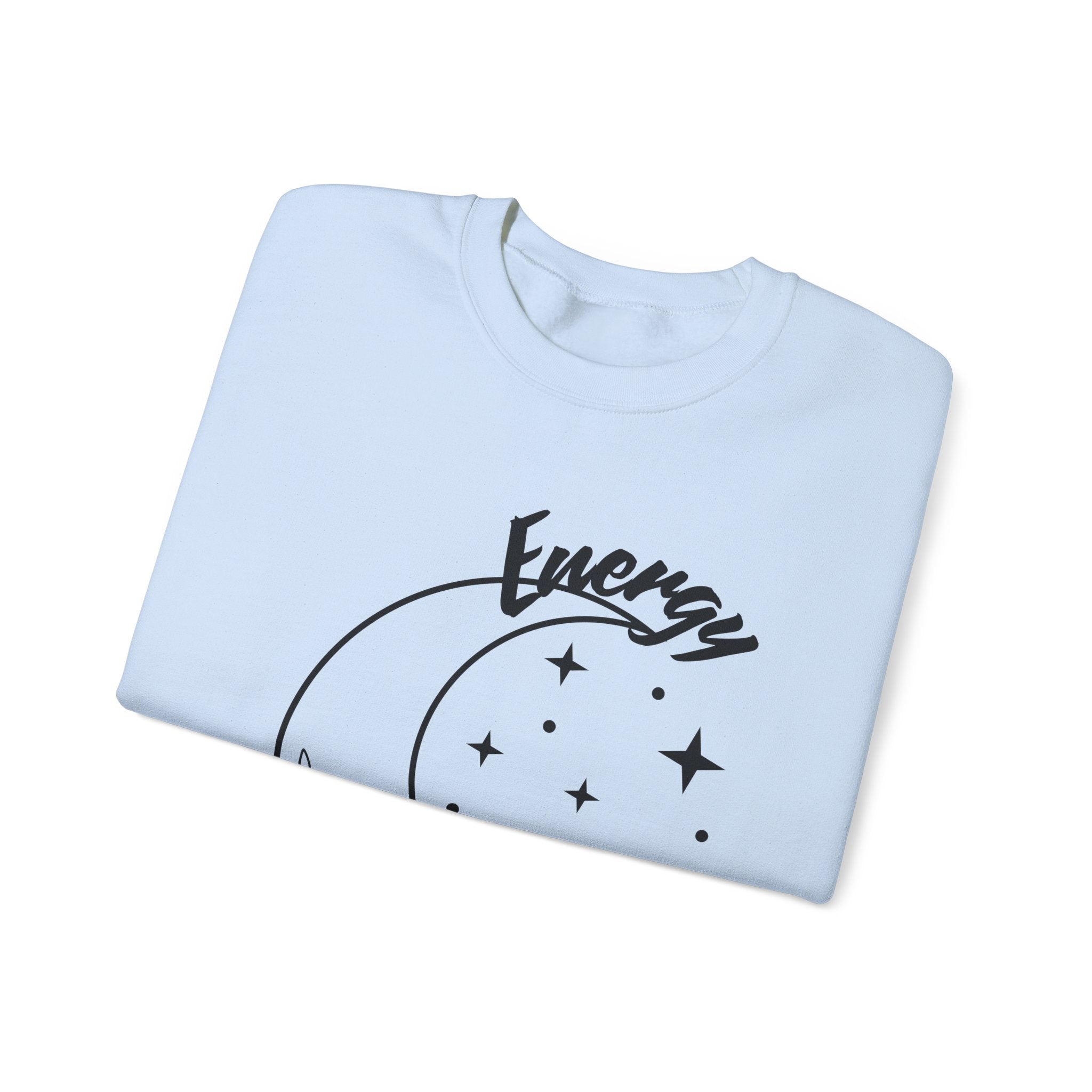 Celestial Energy Sweatshirt, Moon and Flowers Crewneck, Cozy Unisex Top, Astrology Gift, Spiritual Apparel, Birthday Gift, Everyday Wear