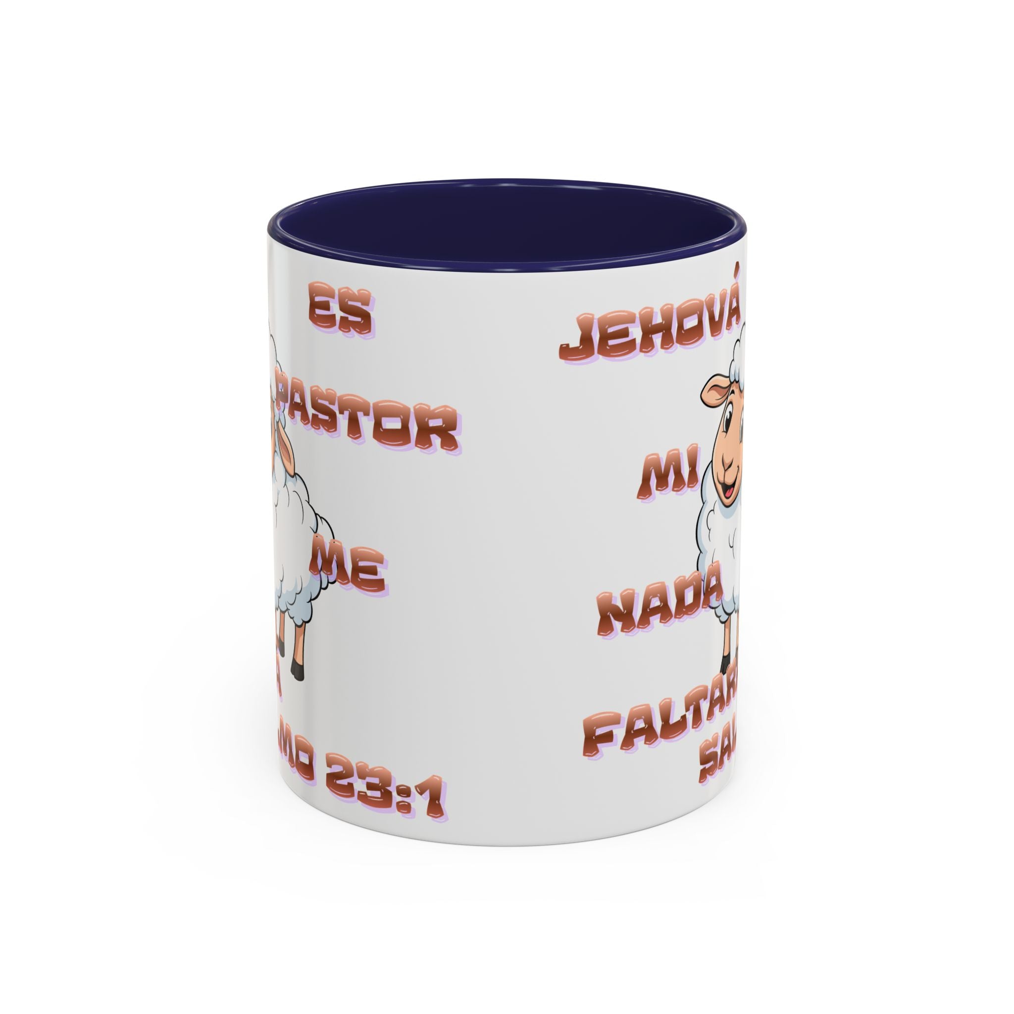 Jehová Es Mi Pastor Coffee Mug — Salmo 23:1 Spanish Christian Accent Mug