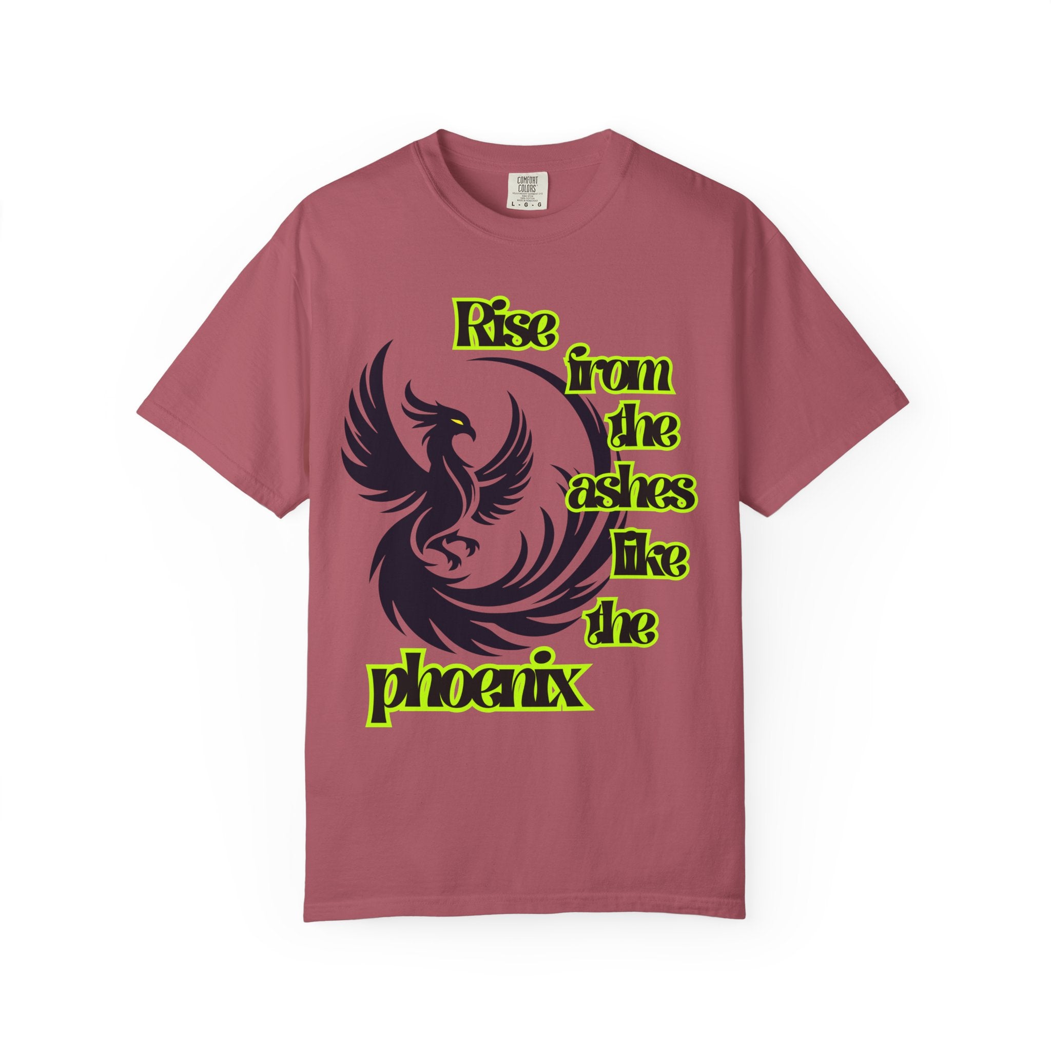 Phoenix Graphic Unisex T-shirt - Empowering 'Rise from the ashes like the phoenix' Design, Casual Wear, Gift for Resilience, [...]