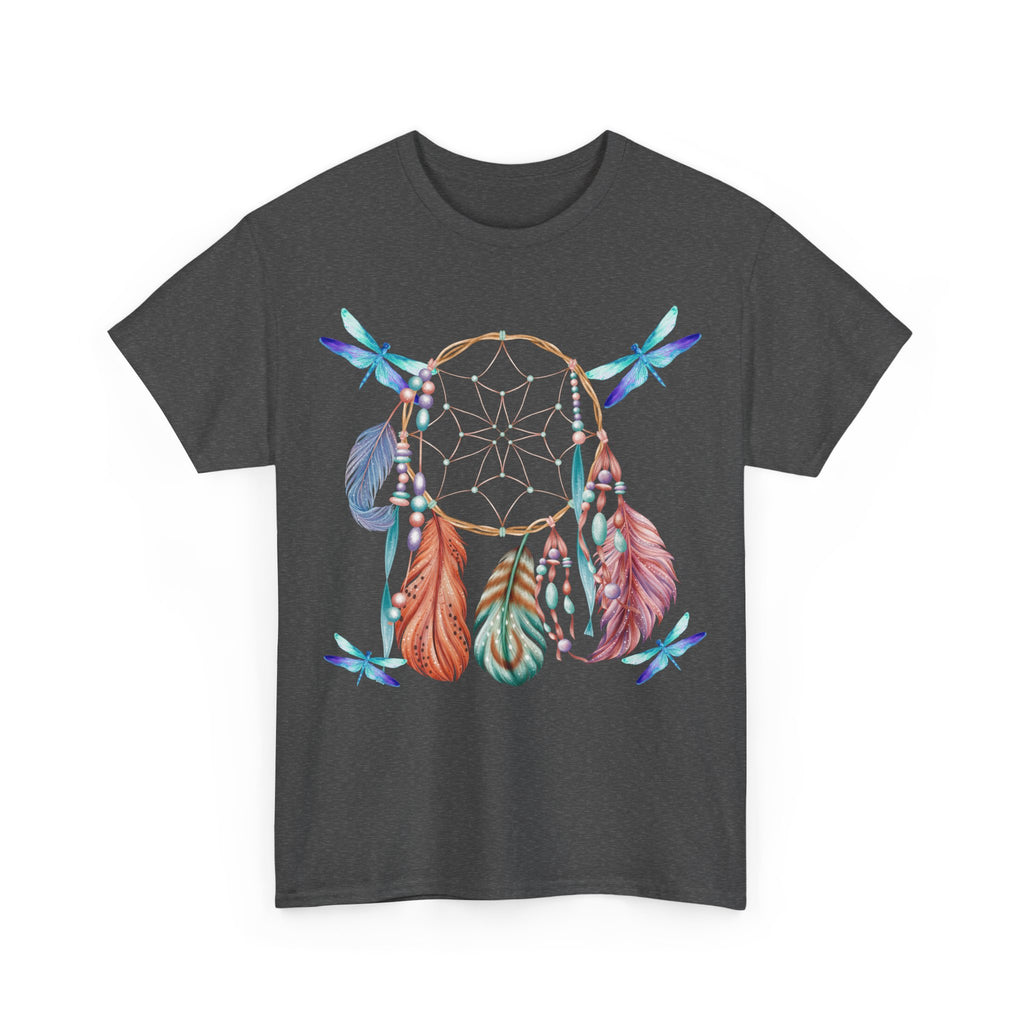 Dreamcatcher Feather T-Shirt — Boho Tribal Feather Graphic Tee