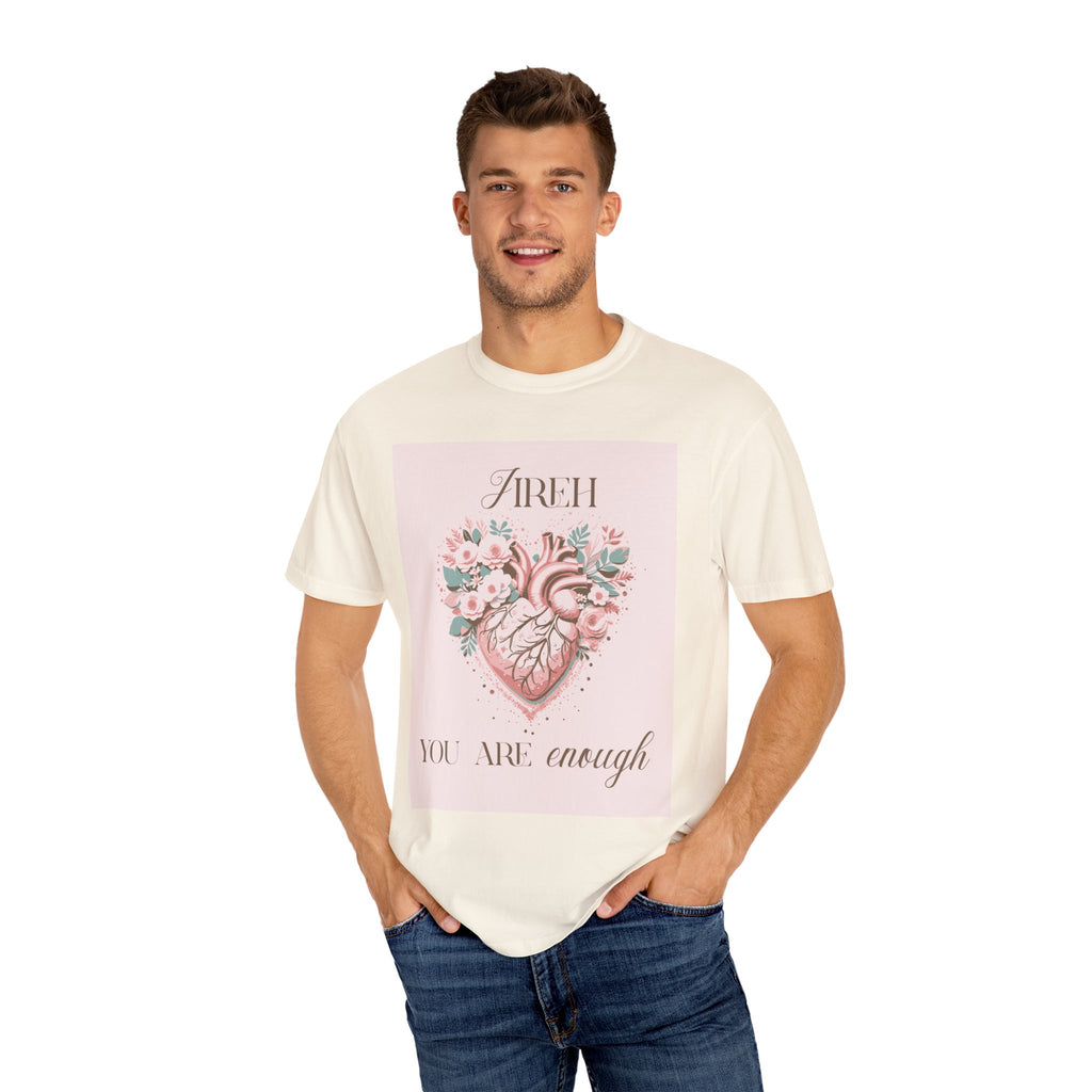 You Are Enough Floral Heart T-Shirt