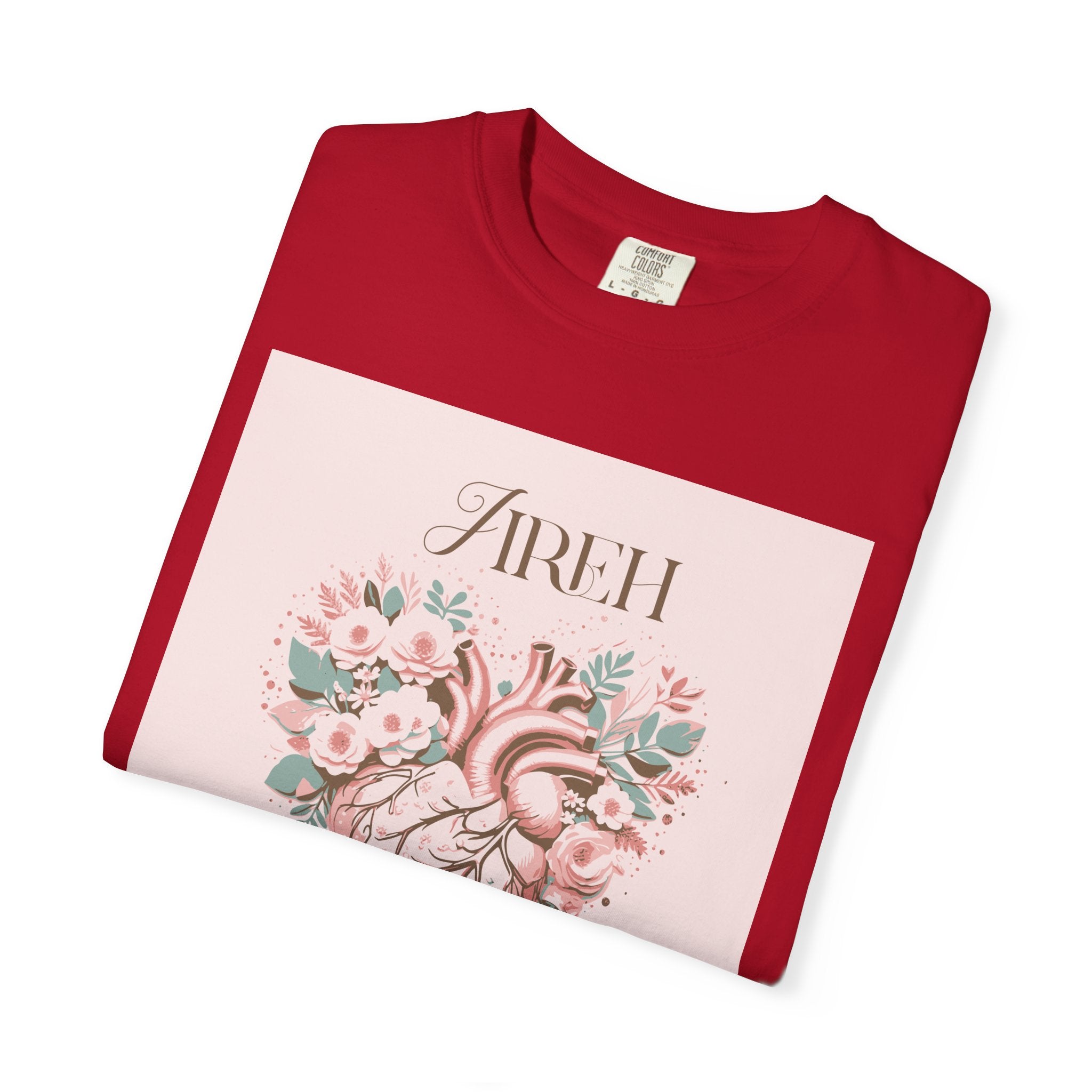 You Are Enough Floral Heart T-Shirt