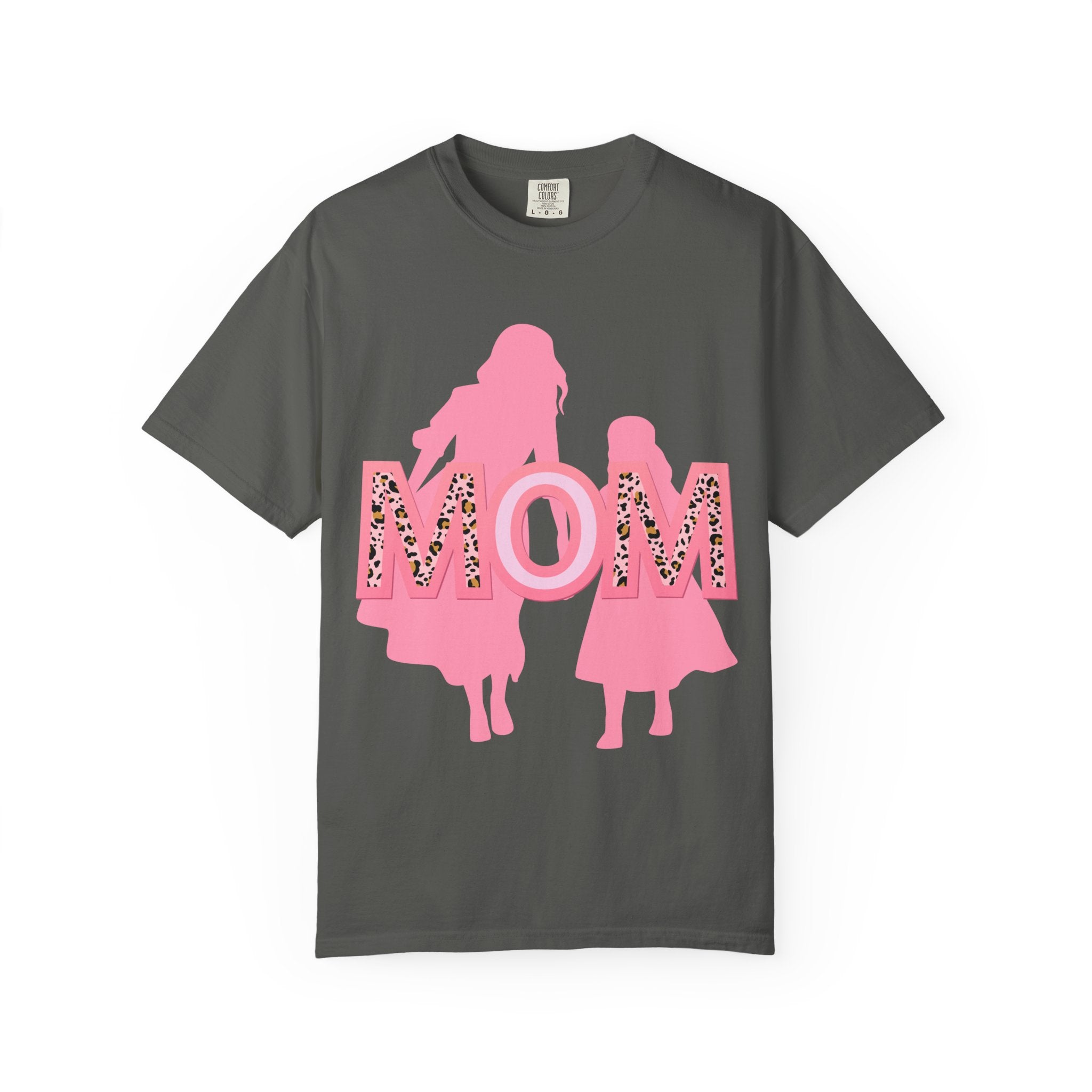 Mom & Me Garment-Dyed T-shirt, Cute Matching Tees, Mother's Day Gift, Family Outing Shirt, Mommy Daughter Outfit, Trendy Casual Wear