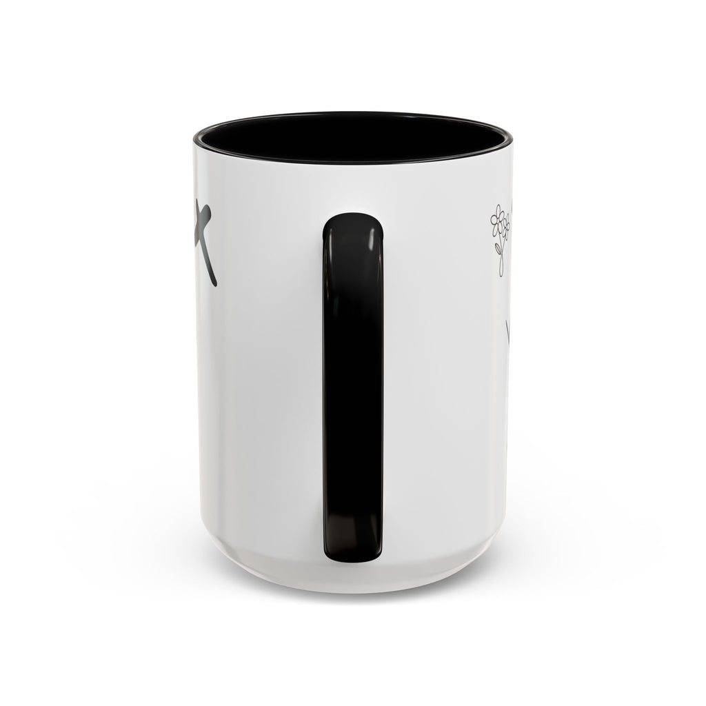 Christian Prayer Warrior Mug — "Guerrera de Oración y Hermana en Cristo" Accent Coffee Cup (11/15oz)