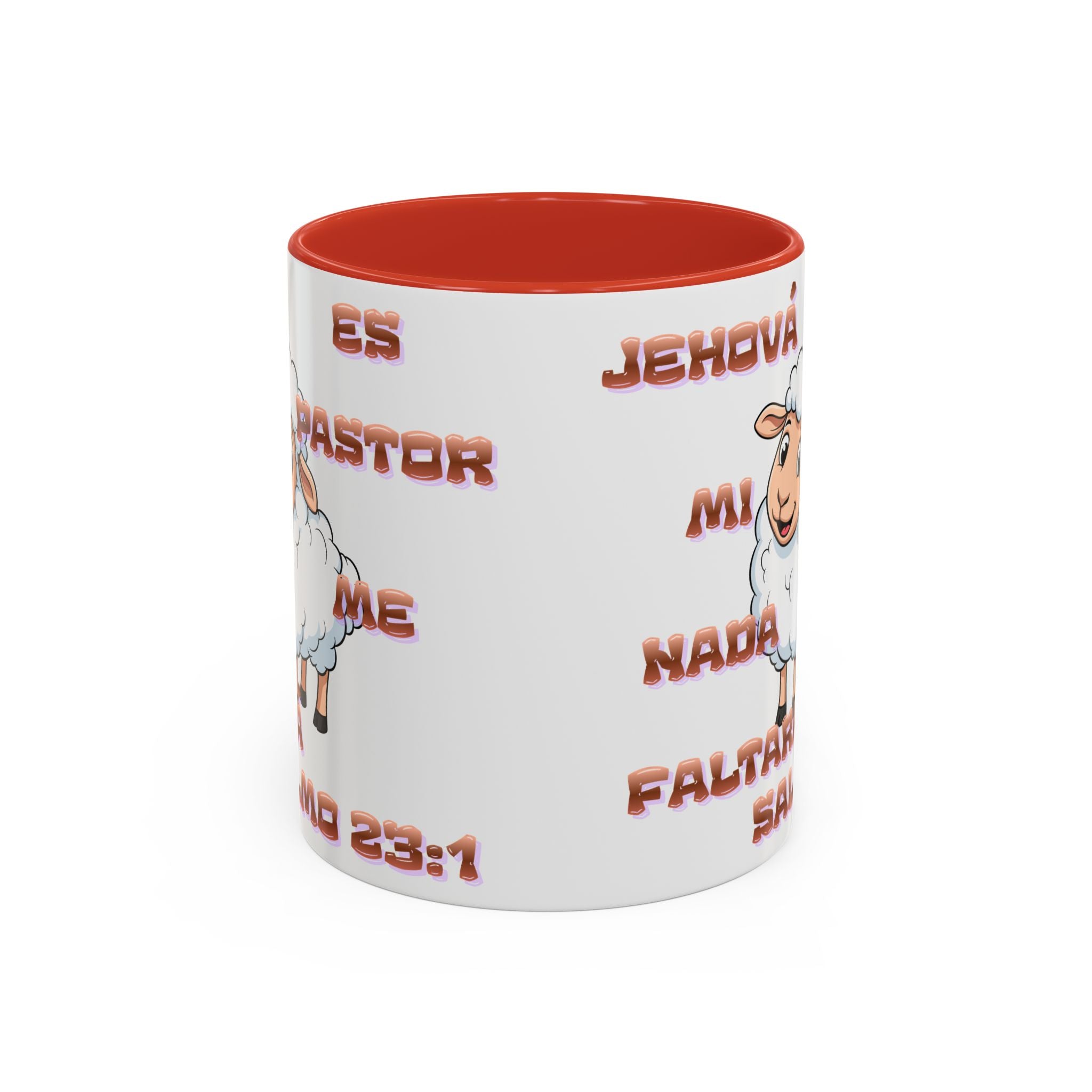 Jehová Es Mi Pastor Coffee Mug — Salmo 23:1 Spanish Christian Accent Mug